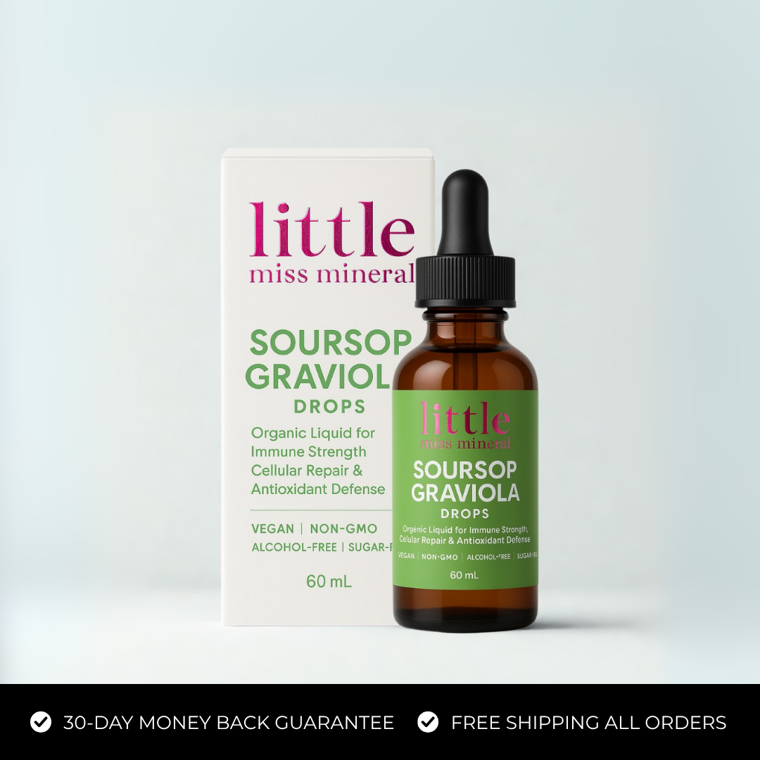 Soursop Graviola Drops - Organic Liquid for Immune Strength, Cellular Repair & Antioxidant Defense