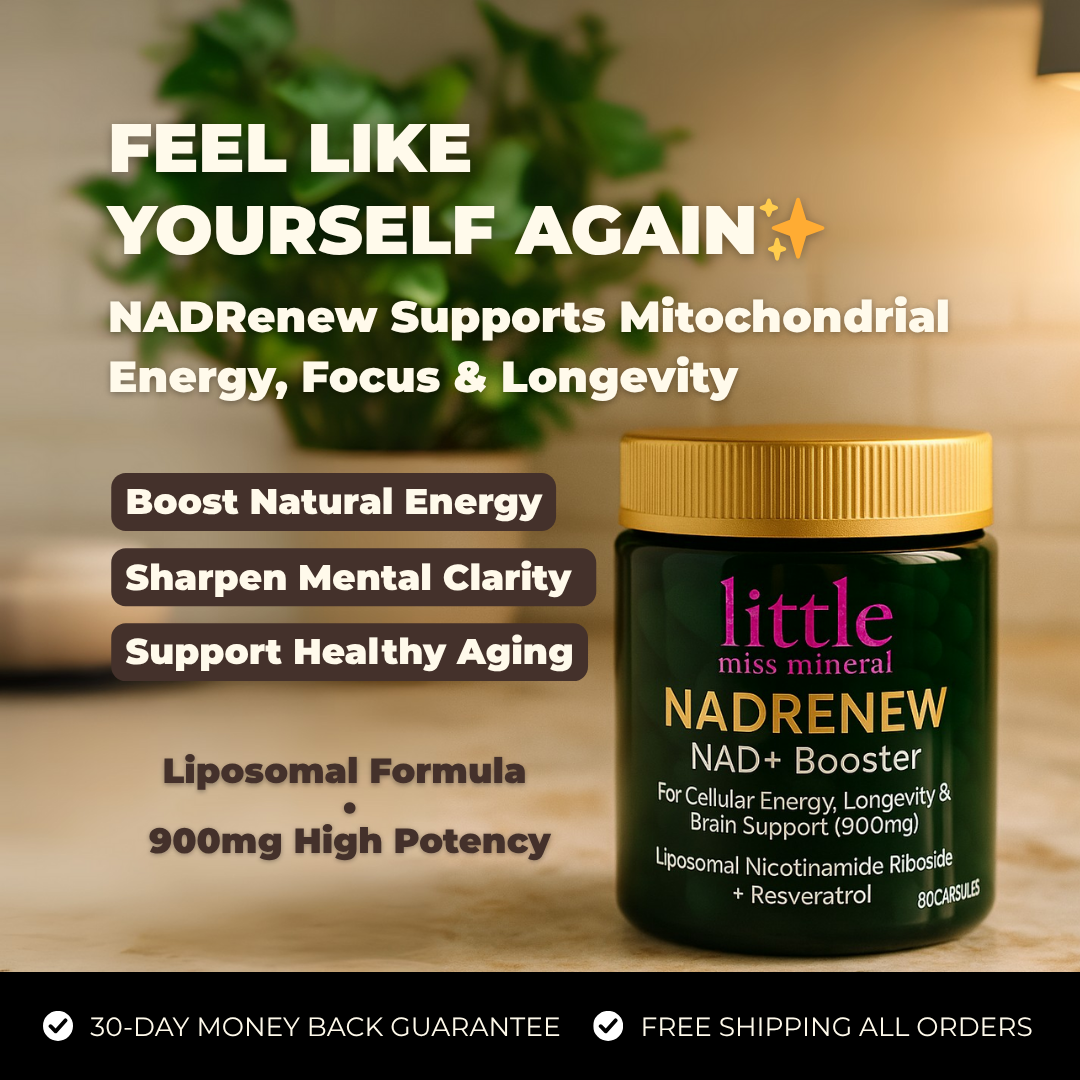 NADRenew – NAD+ Booster for Cellular Energy, Longevity & Brain Support (900mg)