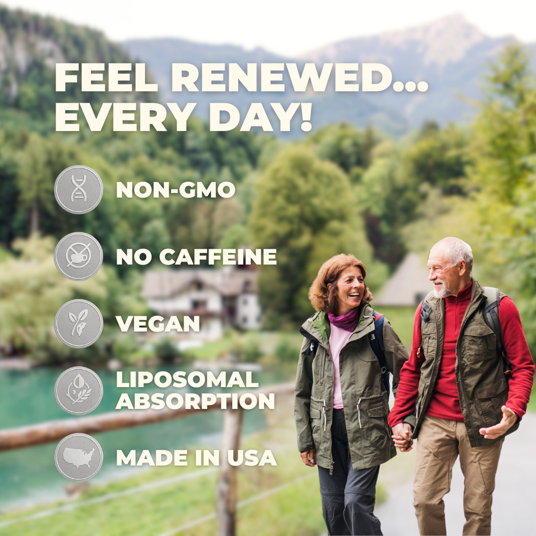 NADRenew – NAD+ Booster for Cellular Energy, Longevity & Brain Support (900mg)