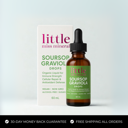 Soursop Graviola Drops - Organic Liquid for Immune Strength, Cellular Repair & Antioxidant Defense