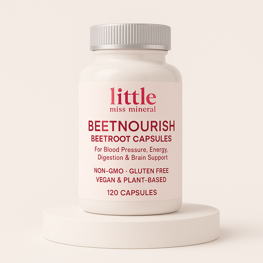 BeetNourish – Beetroot Capsules for Blood Pressure, Energy, Digestion & Brain Support (120 ct)