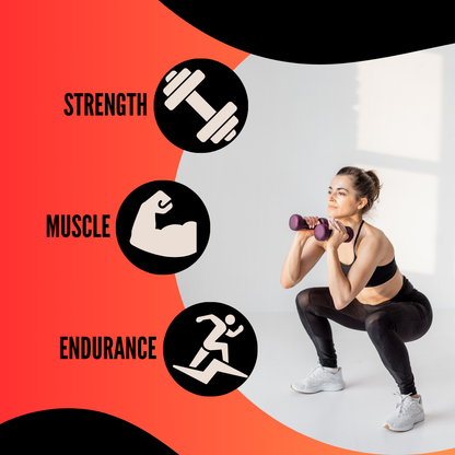 StrengthBites - Creatine Monohydrate Gummies for Pre/Post Workout, Fitness, Strength & Muscle Building
