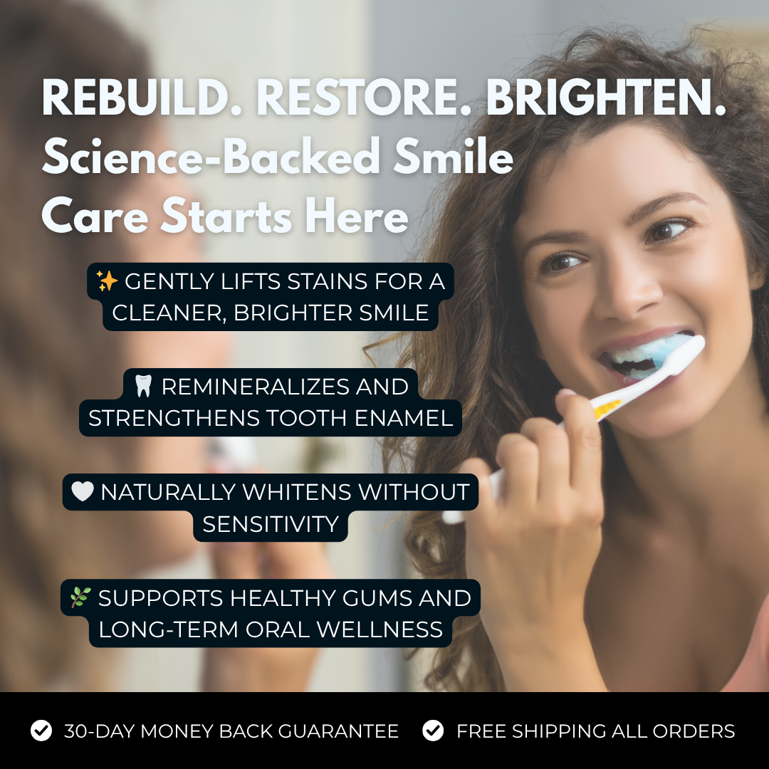 Enamel+ Nano Hydroxyapatite Toothpaste – Whitening, Stain Removal & Cavity Protection