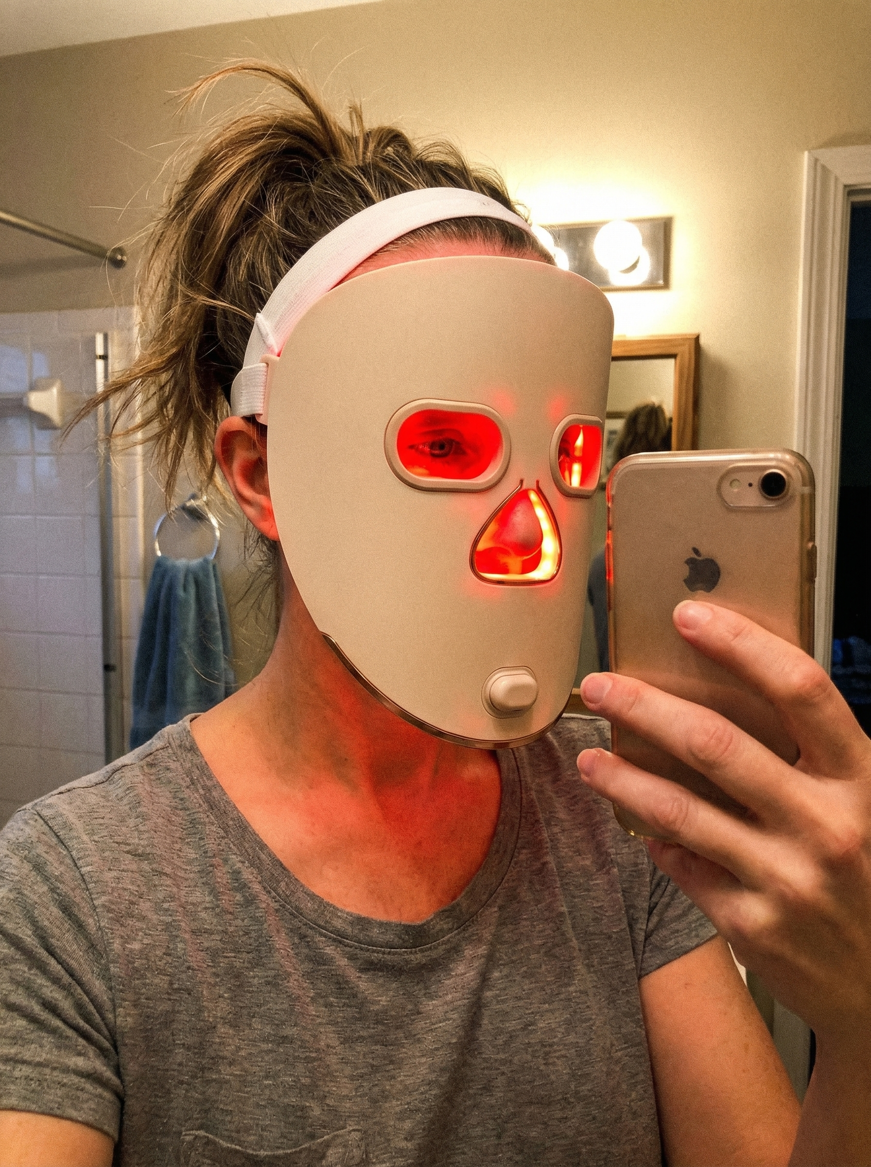 LuxeBeam™ Red Light Therapy LED Face Mask